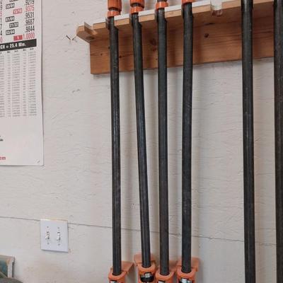 FOUR 3FT CLAMPS