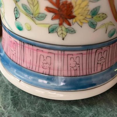 Large Hand Painted Japanese Vase