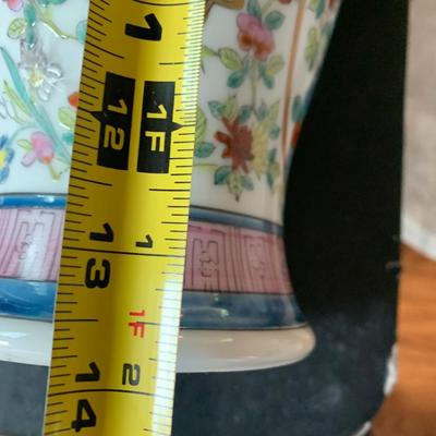Large Hand Painted Japanese Vase