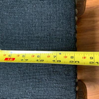 Large Antique Needle Point Foot Stool