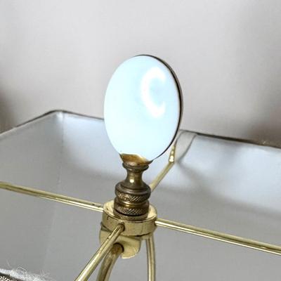 Set of 2 Matching Ceramic Flower Lamps