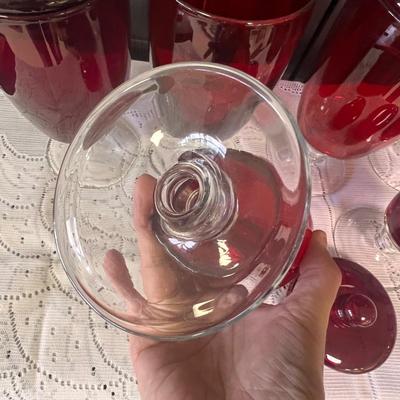 Ruby Red Glass Vases (BGB-RG)