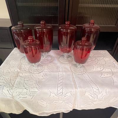 Ruby Red Glass Vases (BGB-RG)