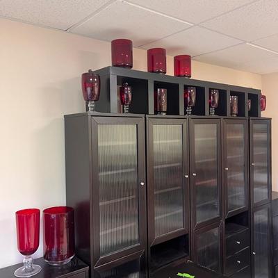 Ruby Red Glass Vases (BGB-RG)