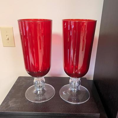 Ruby Red Glass Vases (BGB-RG)