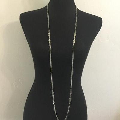 Vintage silver tone necklace