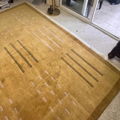 Large Geometric 9’ x 12’ Wool Rug (BD-RG)