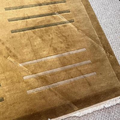 Large Geometric 9’ x 12’ Wool Rug (BD-RG)