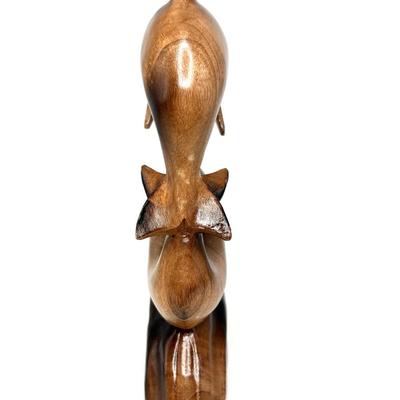 Hand Carved Wooden Dolphins 06/13