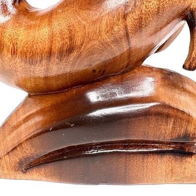 Hand Carved Wooden Dolphins 06/13