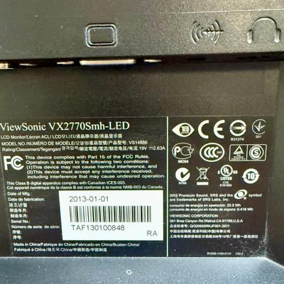 ViewSonic VX2770SMH-LED 27" LED LCD Monitor