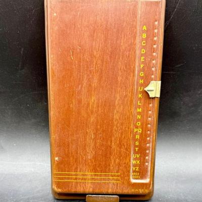 Vintage Bates List Finder Secretary Model G Phone Number