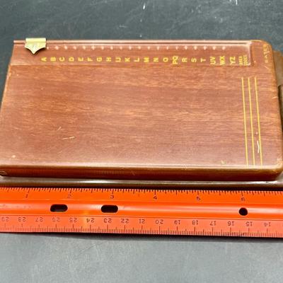 Vintage Bates List Finder Secretary Model G Phone Number