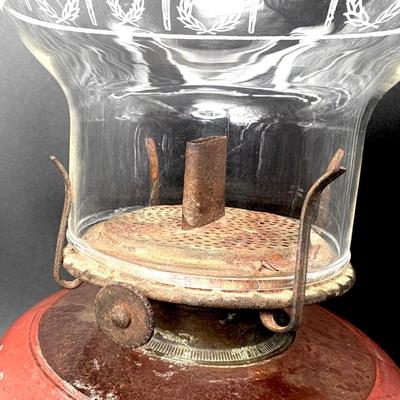 Vintage Dancing Ladies Oil Lamp