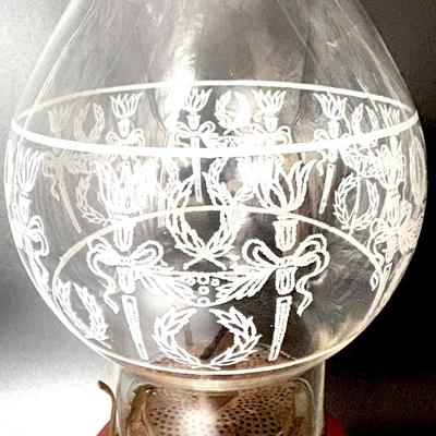 Vintage Dancing Ladies Oil Lamp