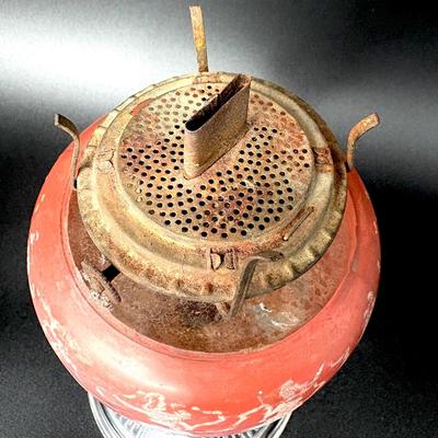 Vintage Dancing Ladies Oil Lamp