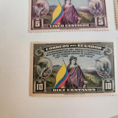 Ecuadorian Stamps Celebrating the Sesquicentenario
