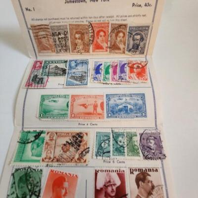 Mini International Stamp Collection