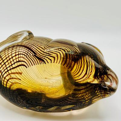 LOT 2: Lenox Tawny. Tigress Glass Cat, Two (2) Lenox Frosted Glass Cats and Iridescent Cat Figure
