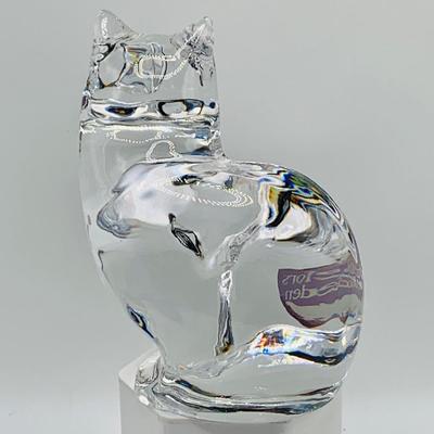 LOT 8: Collection of Glass/Crystal Figures/Paperweights by Orrefors, Fenton and More