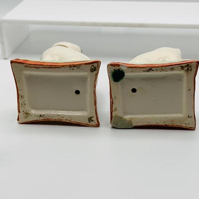 LOT 12: Old Staffordshire Cat Sitting of a Pillow, Royal Doulton Flambé Seated Cat