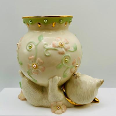 LOT 14: Set of Three (3) Lovely Lenox Porcelain Cats