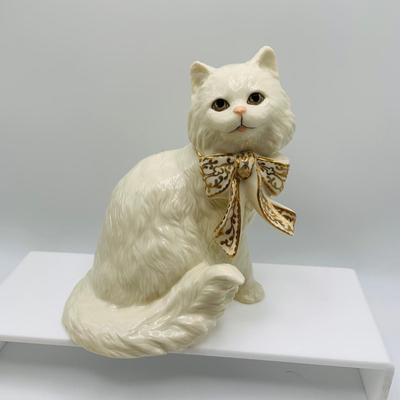 LOT 14: Set of Three (3) Lovely Lenox Porcelain Cats