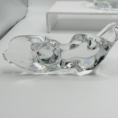 LOT 15: Assortment of Art Glass and Crystal Cat Figures