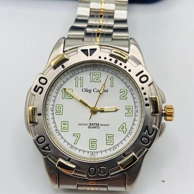 LOT 21: Set of Two (2) Men’s Watches by Oleg Cassini Lorus