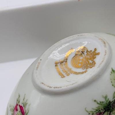 LOT 27: Trinkets and More Featuring Two (2) Limoges Hinged Cat Trinket Boxes, German Egg. Shaped Bavarian Hinged Box and More