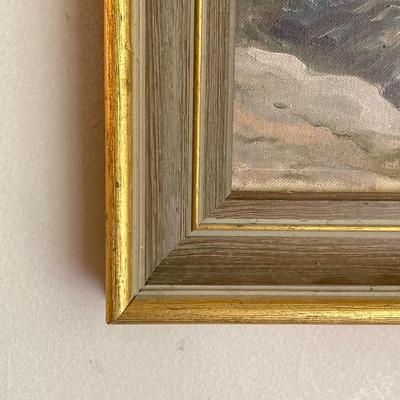 LOT 56: Framed Landscape Oil Painting