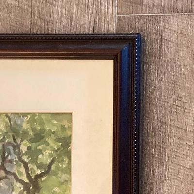 LOT 57: Pair of Framed White Birch Landscape Oil Paintings