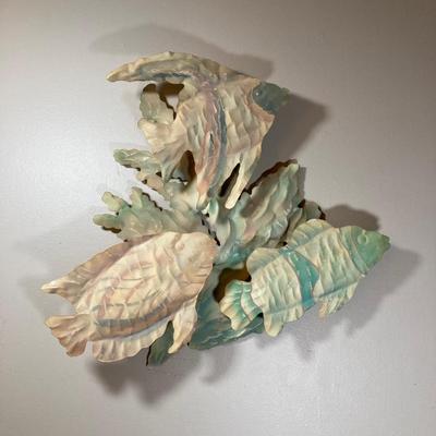 LOT 58: Three Dimensional Hanging Metal Fish Wall Art