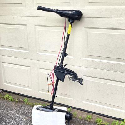 LOT 59: Outsunny 55 lbs Thrust Electric Trolling Motor