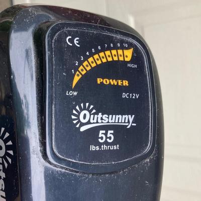 LOT 59: Outsunny 55 lbs Thrust Electric Trolling Motor