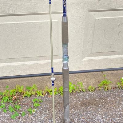 LOT 62: Fishing Rod Carrying Case and Three Fishing Rods (Eagle Claw Water Eagle, Shakespeare alpha BWS1310 and Reel 2529