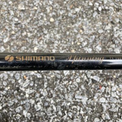 LOT 63: Collection of Three Fishing Rods and Reels - Daiwa, Okuma, Penn and Shimano