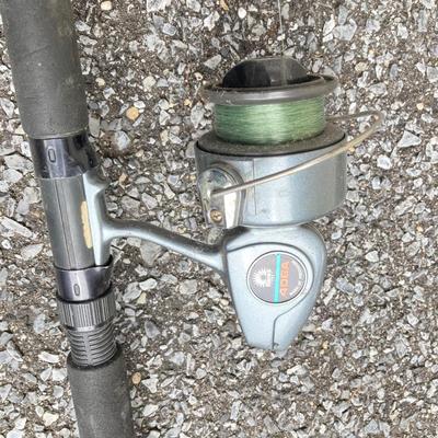 LOT 63: Collection of Three Fishing Rods and Reels - Daiwa, Okuma, Penn and Shimano