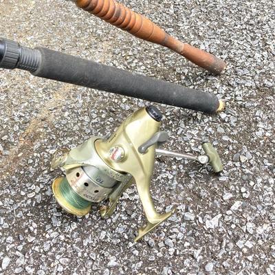 LOT 63: Collection of Three Fishing Rods and Reels - Daiwa, Okuma, Penn and Shimano