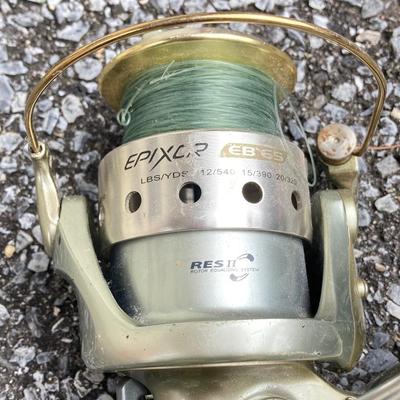 LOT 63: Collection of Three Fishing Rods and Reels - Daiwa, Okuma, Penn and Shimano