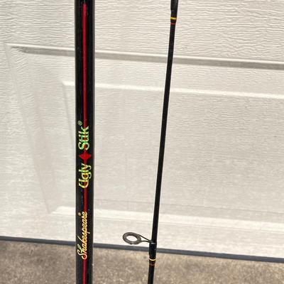 LOT 64: Collection of Four Shakespeare Ugly Stik Fishing Rods