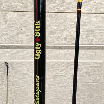 LOT 64: Collection of Four Shakespeare Ugly Stik Fishing Rods