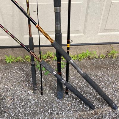 LOT 64: Collection of Four Shakespeare Ugly Stik Fishing Rods