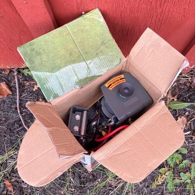 LOT 66: Badland Winches ATV Utility Winch in Original Box, New England Ropes Spool, Rope and Floating Devices