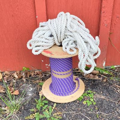 LOT 66: Badland Winches ATV Utility Winch in Original Box, New England Ropes Spool, Rope and Floating Devices
