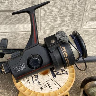 LOT 67: Collection of Fishing Reels (Garcia, Okuma, Penn, Pflueger) and More