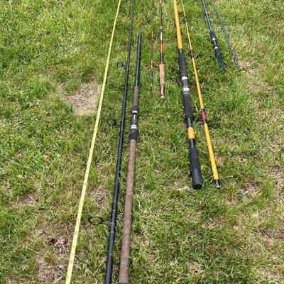 LOT 69: Collection of Fishing Rods - Olympic, Shakespeare Tiger and TICA Graphite