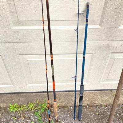 LOT 69: Collection of Fishing Rods - Olympic, Shakespeare Tiger and TICA Graphite