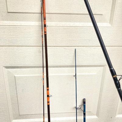 LOT 69: Collection of Fishing Rods - Olympic, Shakespeare Tiger and TICA Graphite