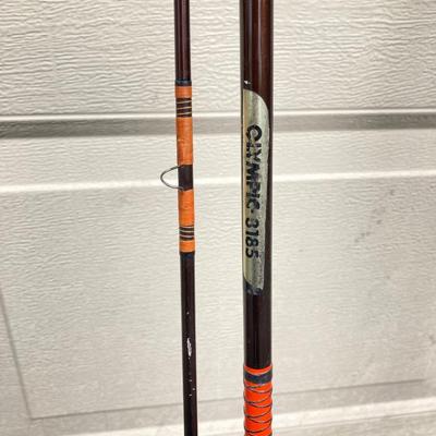 LOT 69: Collection of Fishing Rods - Olympic, Shakespeare Tiger and TICA Graphite